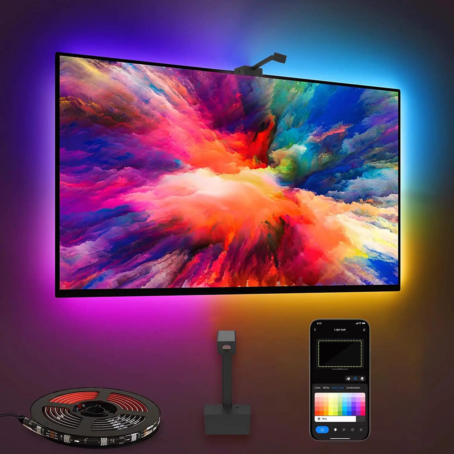 Ʈ LED TV Ʈ   ÷ ũ Ʈ Ʈ, 4K 2.0 HDMI ȣȯ,  ںƮ Ʈ , ˷, PC, TVڽ